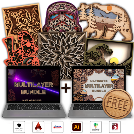The Multilayer Bundle + Ultimate Multilayer Bundle - Laser Works Hub